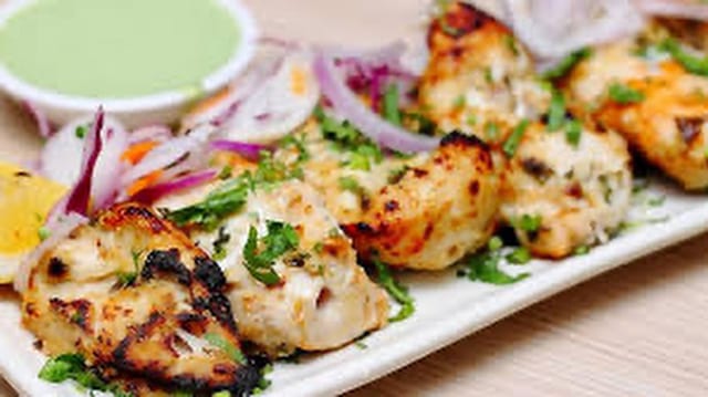 Chicken Malai Kabab.