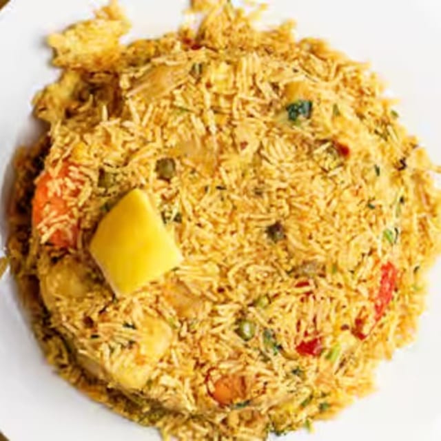 Vegetable Biryani.