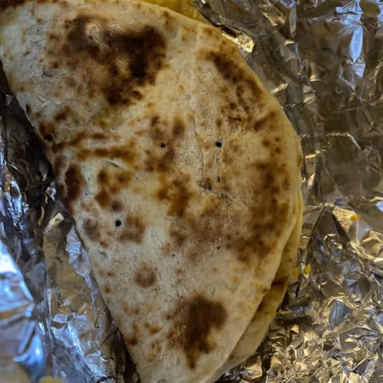 Delicious Garlic Naan Awaits
